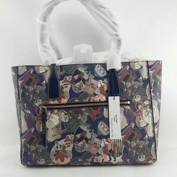New Disney Parks 2022 The Haunted Mansion Tote Purse Bag Dooney & Bourke - Picture 5 of 6